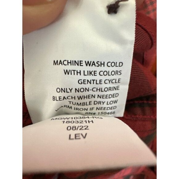 NWT Hawker Rye Velasquez Washed Plaid Twill Shirt Size 2XL - Picture 12 of 13